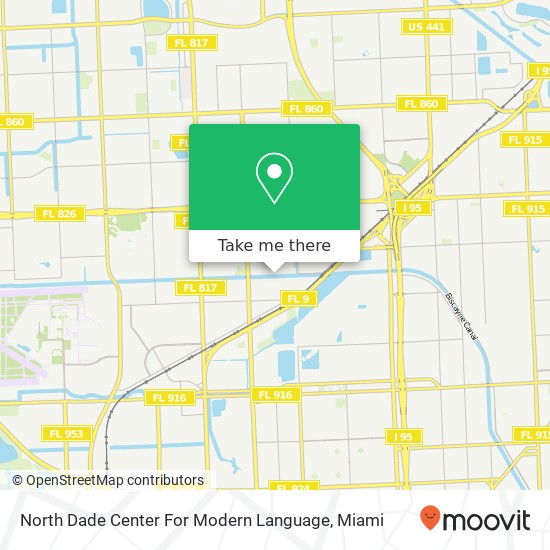 North Dade Center For Modern Language map