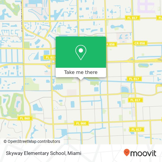 Mapa de Skyway Elementary School