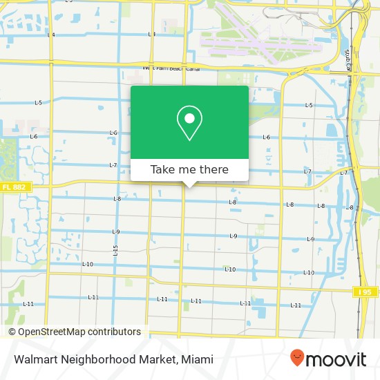 Walmart Neighborhood Market map