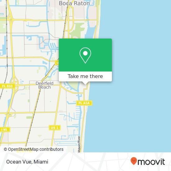 Ocean Vue map