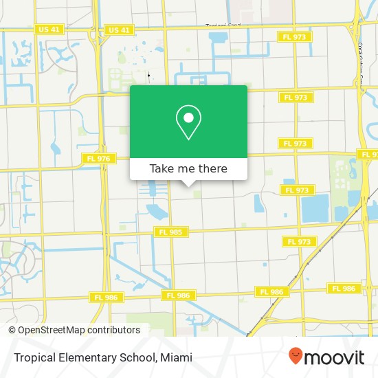 Tropical Elementary School map