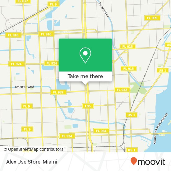 Mapa de Alex Use Store