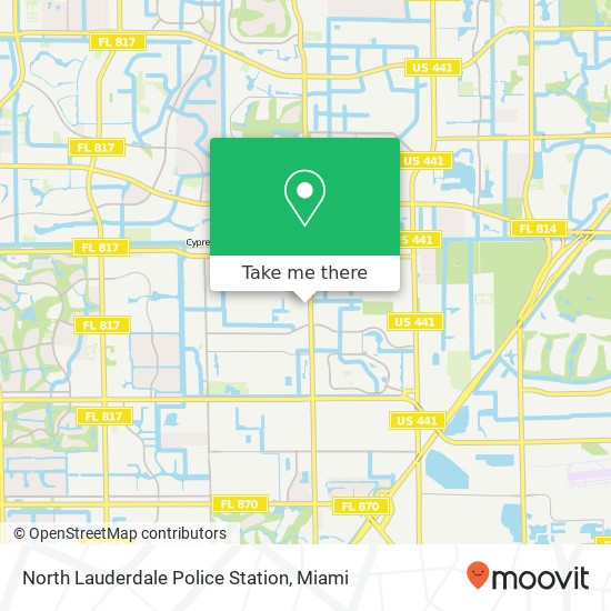 North Lauderdale Police Station map