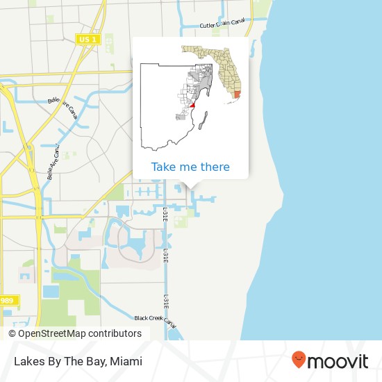 Lakes By The Bay map