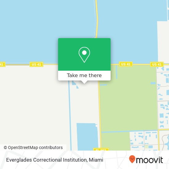 Everglades Correctional Institution map