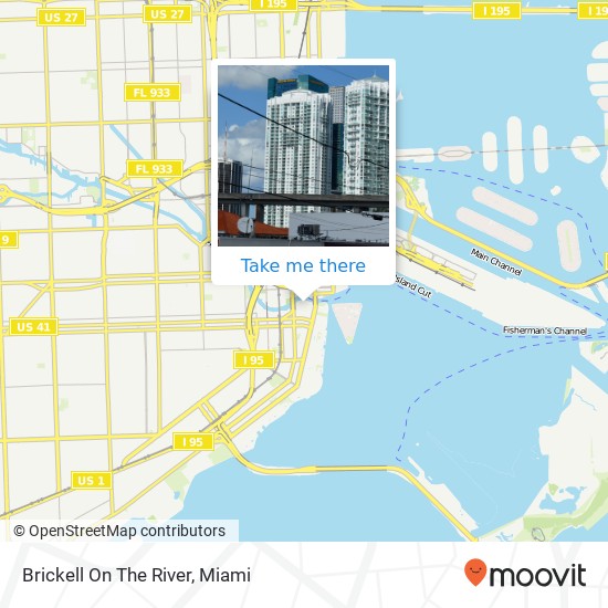 Brickell On The River map
