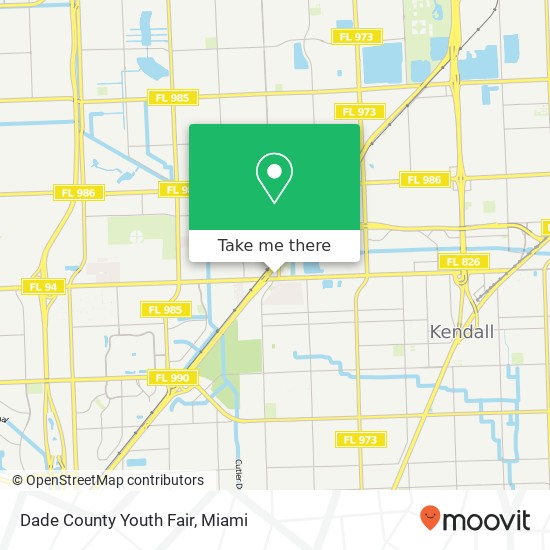 Dade County Youth Fair map