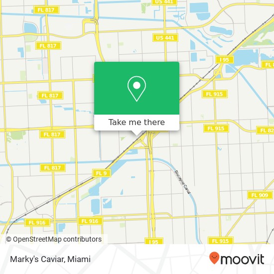 Marky's Caviar map