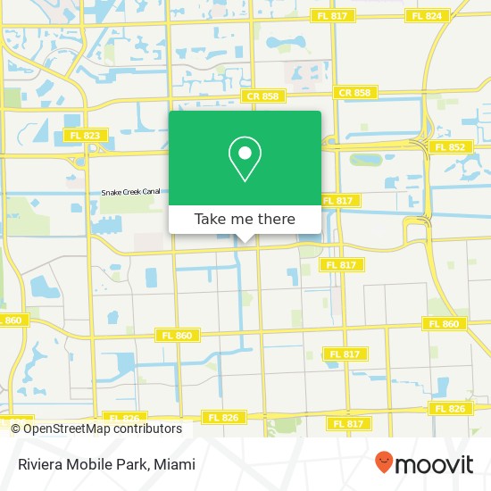 Riviera Mobile Park map