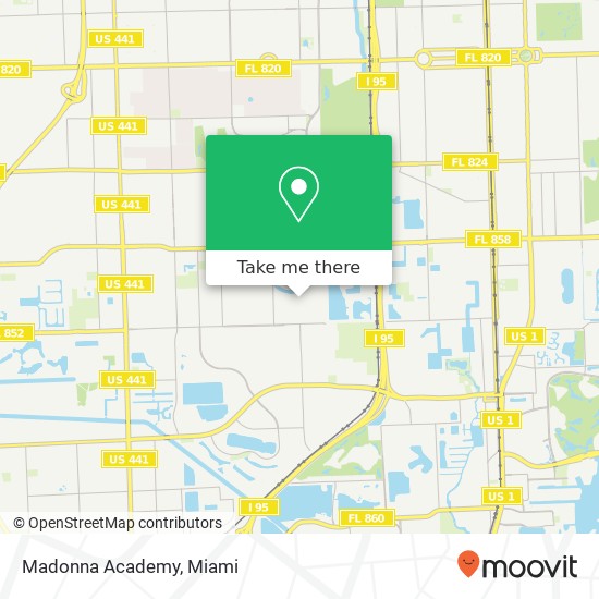 Madonna Academy map