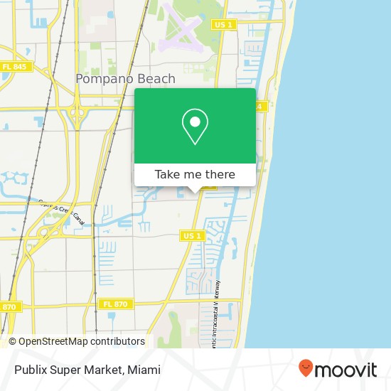 Publix Super Market map