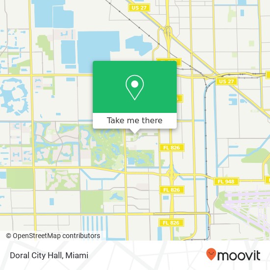 Doral City Hall map