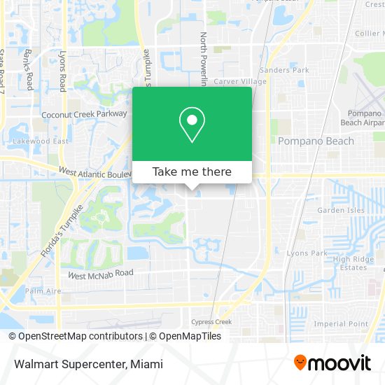 Mapa de Walmart Supercenter