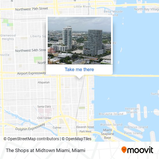 The Shops at Midtown Miami map