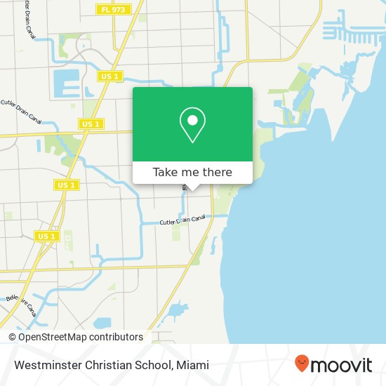 Westminster Christian School map