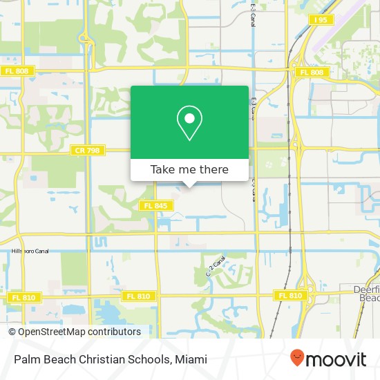 Mapa de Palm Beach Christian Schools