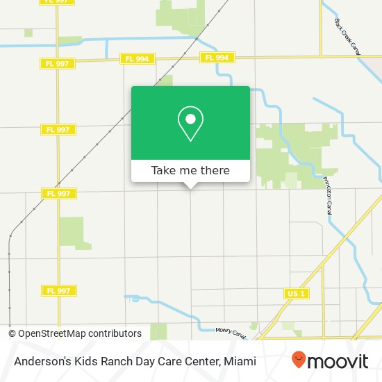 Anderson's Kids Ranch Day Care Center map