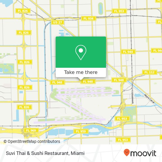 Mapa de Suvi Thai & Sushi Restaurant