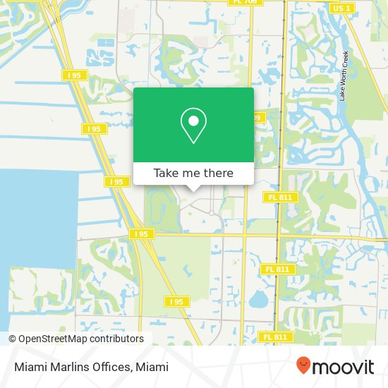 Mapa de Miami Marlins Offices