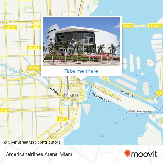 Americanairlines Arena map