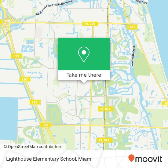 Lighthouse Elementary School map
