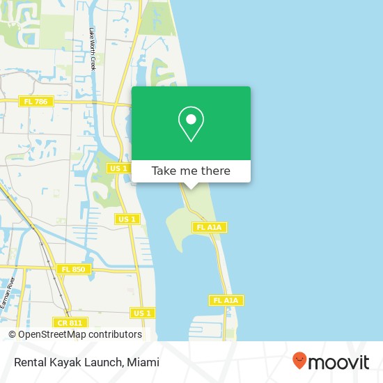 Mapa de Rental Kayak Launch