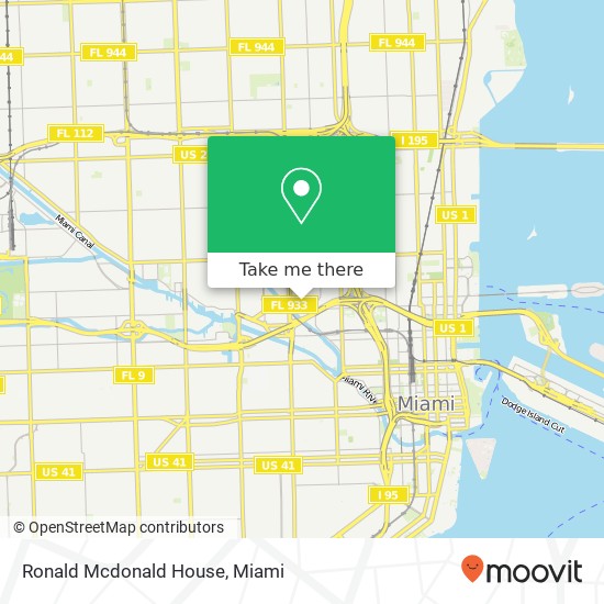 Mapa de Ronald Mcdonald House