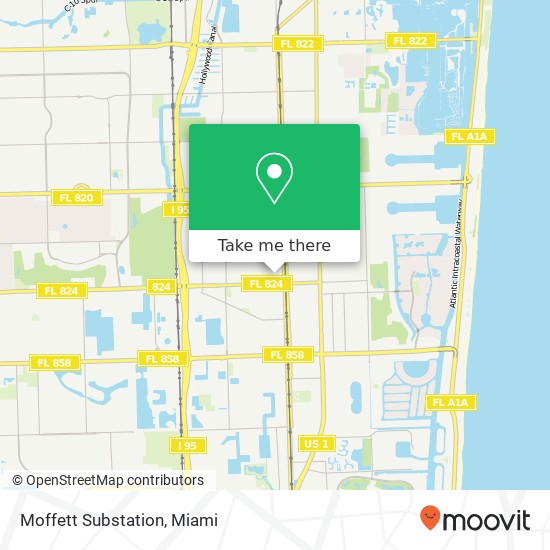 Moffett Substation map