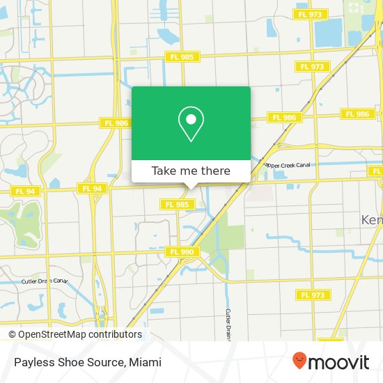 Mapa de Payless Shoe Source