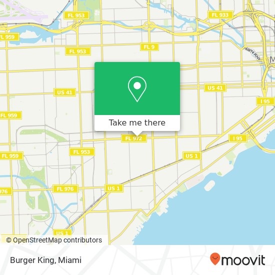 Burger King map