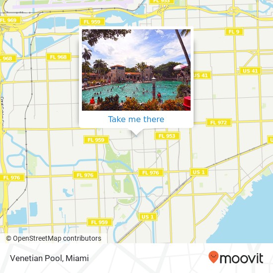 Venetian Pool map