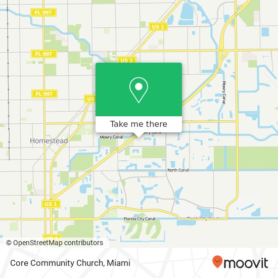 Mapa de Core Community Church