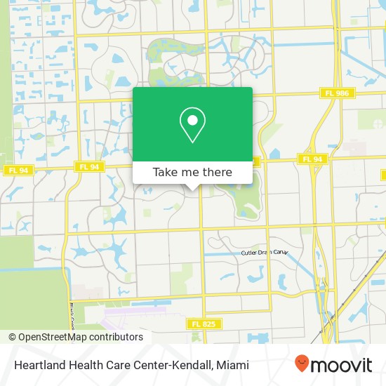 Heartland Health Care Center-Kendall map