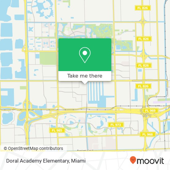 Doral Academy Elementary map