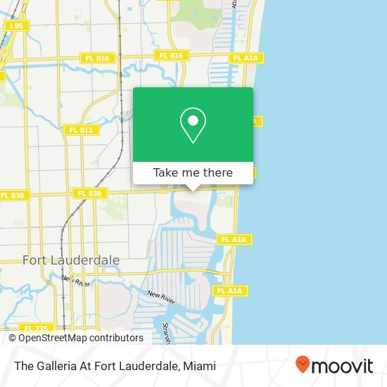 Mapa de The Galleria At Fort Lauderdale