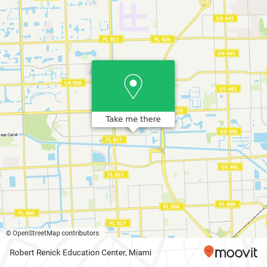 Robert Renick Education Center map