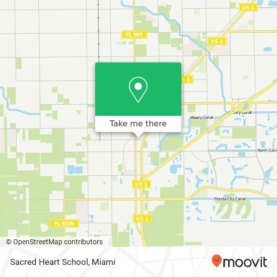 Sacred Heart School map