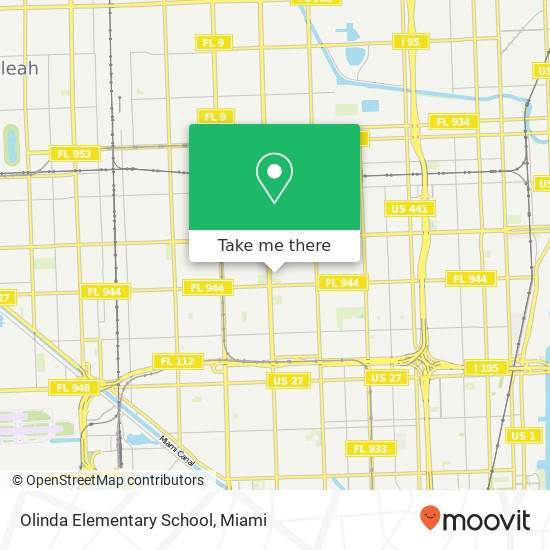 Olinda Elementary School map