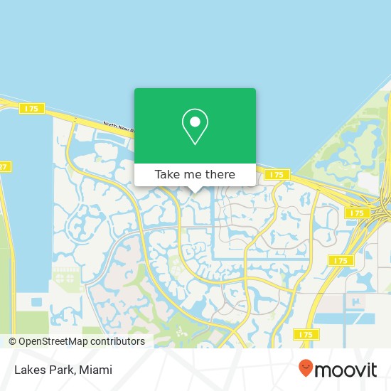 Lakes Park map