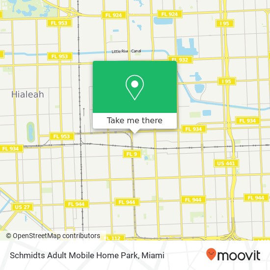 Schmidts Adult Mobile Home Park map