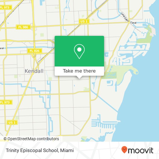 Trinity Episcopal School map