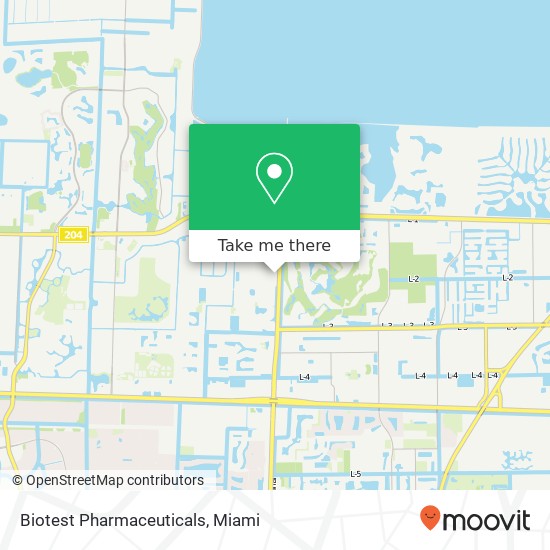 Mapa de Biotest Pharmaceuticals