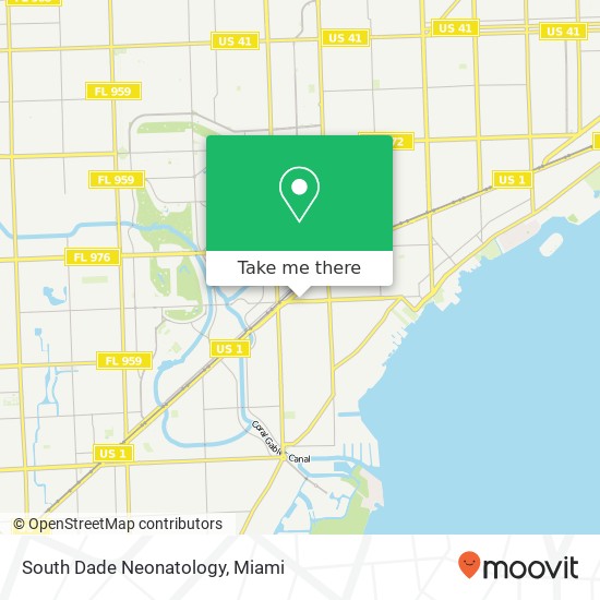 South Dade Neonatology map