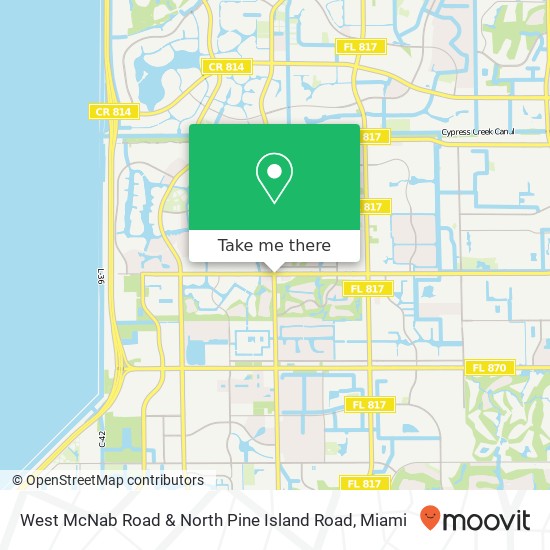 Mapa de West McNab Road & North Pine Island Road