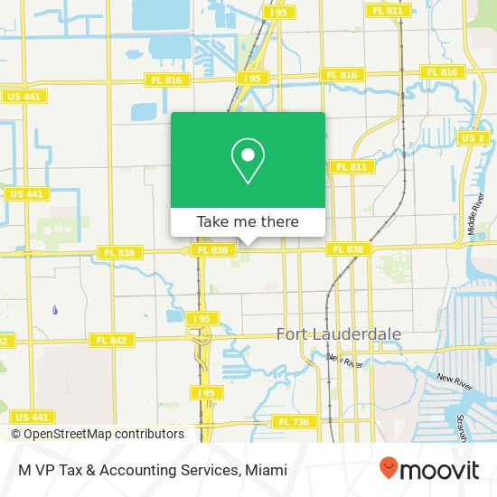 M VP Tax & Accounting Services map