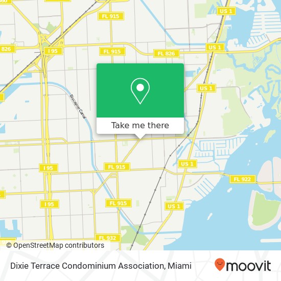 Mapa de Dixie Terrace Condominium Association