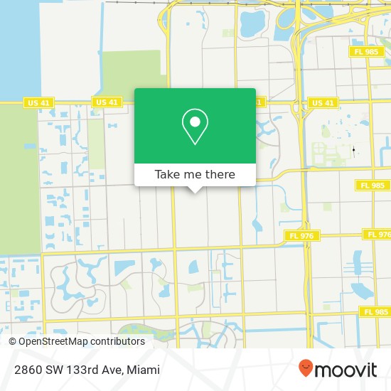 Mapa de 2860 SW 133rd Ave