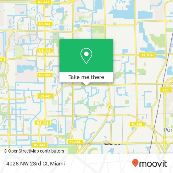 4028 NW 23rd Ct map
