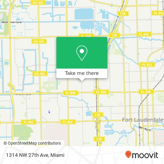 1314 NW 27th Ave map