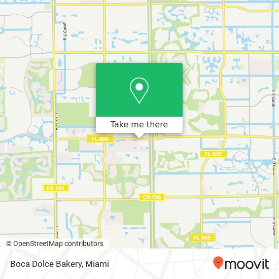 Boca Dolce Bakery map
